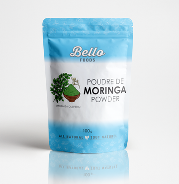 moringa powder front